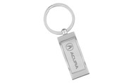 Acura Rectangular Shape Key Chain Fob Keychain Ring (ACKUR300-A)