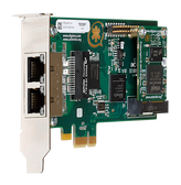 1TE235BF - Two (2) span digital T1/E1/J1/PRI PCI-Express x1 card and hardware echo cancellation (VPM064)