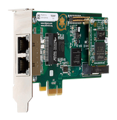 1TE235BF - Two (2) span digital T1/E1/J1/PRI PCI-Express x1 card and hardware echo cancellation (VPM064)