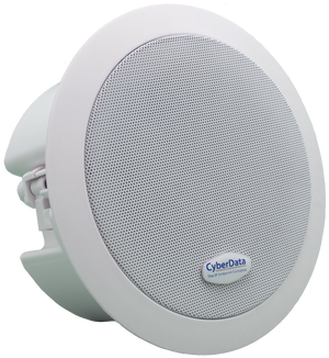 CyberData 011511 - VoIP SIP/Multicast Ceiling Mount PoE Speaker