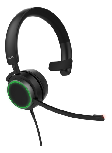 snom A330M, Over-Ear Mono Headset, Passive Noise Cancellation