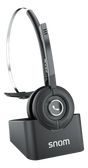 snom A190 DECT Headset, HD Sound, Noise Reduction, Standalone and Paired Mode