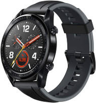 HUAWEI Watch GT - GPS Smartwatch with 1.39" AMOLED Touchscreen, 2-Week Battery Life, 24/7 Continuous Heart Rate Tracking, Multiple Outdoor and Indoor Activities, 5ATM Waterproof, Black - SMart Watch