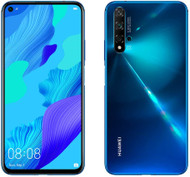 Huawei Nova 5T 128GB 6.26” LCD Display Smartphone with 48 MP Camera, 6GB RAM, SIM-Free Android 9.0, EMUI 9.1, Single Sim, (Crush Blue) - Mobile Phone