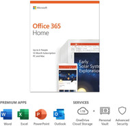 Microsoft 365 Family | Office 365 Apps | Up to Six Users | One Year Subscription | Multiple PCs/Macs, Tablets and Phones | Multilingual | Box
