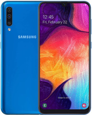 Samsung Galaxy A50 128 GB 6.4-Inch FHD+ Android Dual-SIM Smartphone - Blue - Mobile Phone