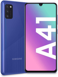 Samsung Galaxy A41 6.1 inch Smartphone Screen Super AMOLED 3 Back Cameras 64GB Expandable 4GB RAM 3500mAh 4G Dual SIM Android 10 151g - Mobile PHone