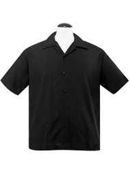 Steady Custom Poplin Shirt - Black