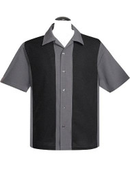 Steady Custom Poplin Mid Panel Shirt - Charcoal