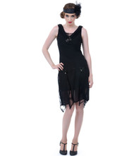 Unique Vintage Hemmingway Flapper - Black