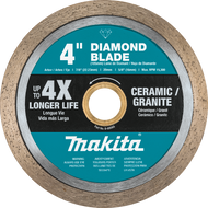 4" Diamond Blade, Continuous Rim, General Purpose