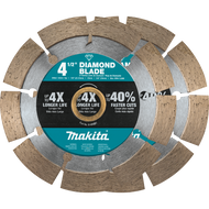4 1/2" Diamond Blade, Segmented, General Purpose