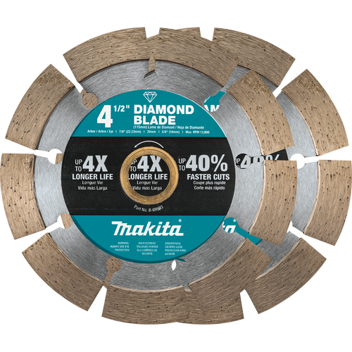 4 1/2" Diamond Blade, Segmented, General Purpose