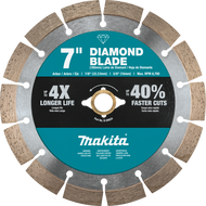 7" Diamond Blade, Segmented, General Purpose
