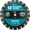 14" Diamond Blade, Segmented, Dual Purpose
