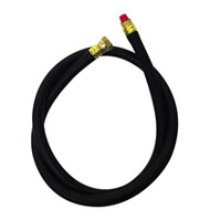 48" Braided Reinforced Hose with threaded fitting