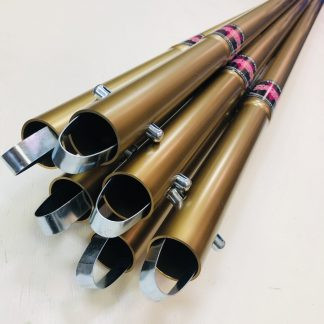 Poles - 6' Long - 6 Pk. 1.75 Gold Anodized Aluminum