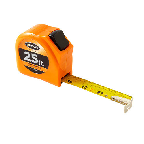 25' High Visibility Measuring Tape