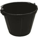 12 qt. Black Rubber Bucket