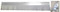 36" Alum. Cement Finish White Broom