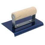 6" x 3" Blue Steel Wood Hdl. Edger; 3/8R - 1/2L