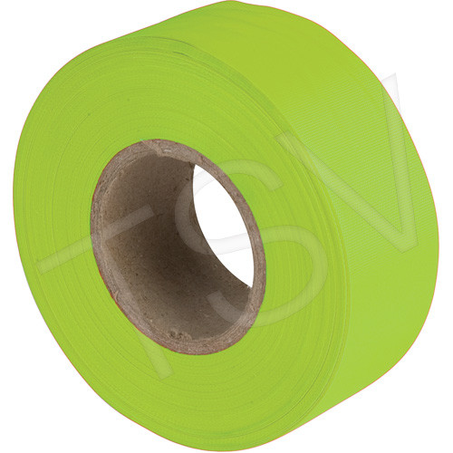 Lime Glow Flag Tape 1" x 150'