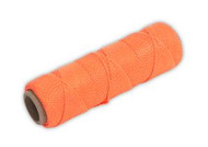 Braided Nylon Mason's Line 500' Fl. Orange, Size 18 6" Core