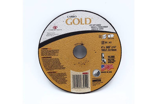 Carborundum Aluminum Oxide Cut-Off Wheel
