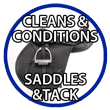Absolutely Clean® Equestrian Multi-Cleaner is fantastic for cleaning & conditioning saddles & tack. It works on leather and synthetics.