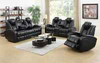 Delange Power Reclining Sofa  LED-USB-AND MORE! Add Love Seat and Chair too!