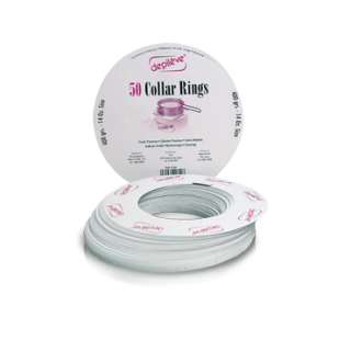 Depileve Collar Rings. Used to keep the warmer clean by avoiding wax drippings from falling onto warmer. Fits 14 and 28 oz warmers.