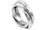 Womens Triple Rolling Band Ring - Russian 316L Stainless Steel Ring - 3 rolling Band