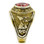 United States Marines - USMC Military Ring (Gold with Red Stone). U.S. Marines Corps Rings. Soldiers Veterans, etc.