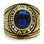 USN rings Navy seals USN - Navy Military Ring (Gold with Blue Stone). United States Navy Rings. Navy Soldiers, veteran, etc.