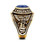 U.S.N - Navy Ring for men (Gold with Blue Stone). United States Military Rings. USA Navy Seals, Soldiers, veteran, etc.