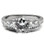ladies Engagement Ring for women Emmas Classic 5 Stone Ring - Stainless Steel 