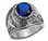 united states air force ring with blue stone
NOTE: Depending upon ring size, stone may be secured slightly differently.