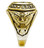 united states Veteran Rings  - United States Military Ring (Gold Color) USA War Vet.