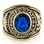 U.S. Air Force rings  - USAF Military Ring (Gold with Blue Stone) U.S.A. Veterans Soldiers, etc.