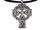 Halo Celtic Cross Pendant - Top Quality Black Pewter Pendant with PVC Rope chain included!