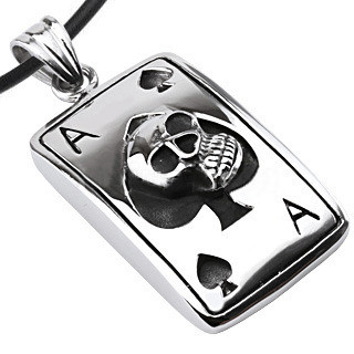 Ace of 2025 spades dog tag