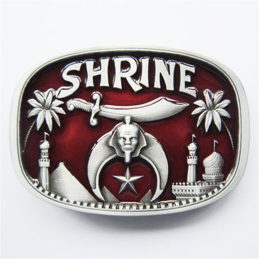Freemason Shriners Belt Buckle / Masonic Buckle - Stainless Steel