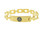 Freemason Bracelet Gold Color Stainless Steel - Square Link Bracelet with Classic Masonic Symbol