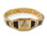 masonic gifts jewelry Masonic Bracelet - Gold Plated Steel w/ Black Carbon Fiber Freemason Link Bracelet with Classic Masonic Symbol