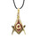 Gold Plated Red Color Stainless Steel Blissful Pendant Masonic Symbol / Free Mason Red Lodge. compass and square