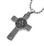 Celtic Cross Style Freemason Pendant / Masonic Necklace - Stainless Steel - We Are a Band of Brothers 