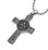 Celtic Cross Style Masonic Pendant / Freemason's Necklace - Stainless Steel - We Are a Band of Brothers 