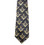 Masonic Neck Tie - Black and Yellow Polyester long tie with duplicated Masonic pattern design for Freemasons. Masonic gift