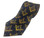 masonic tie black for men with large gold compass and square. freemason gifts.

