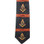 Masonic Neck Tie - Black Background Polyester long tie with bricks between Square and Compass design Masonic pattern design for Freemasons Formal Wear Attire